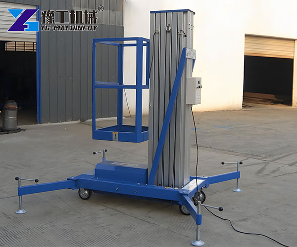 Compact Single Column Lifting Platform