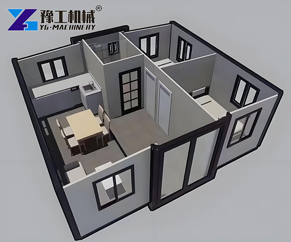 Luxury prefab container villa design