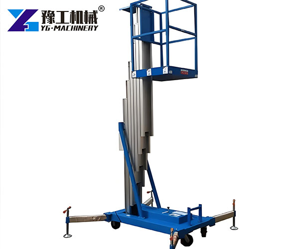 Single Column Lifting Platform with Extendable Worktable