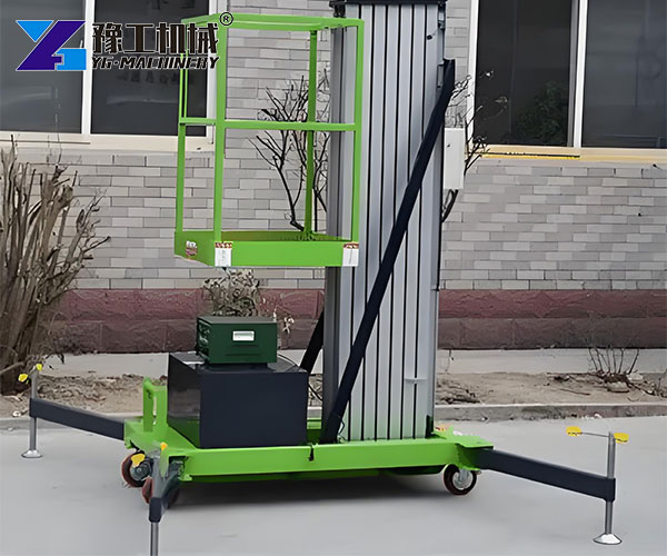 Single Column Vertical Mast Lifting Equipment