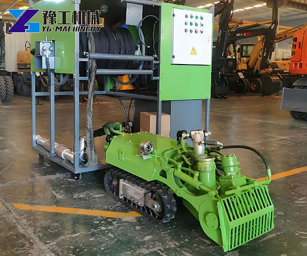deep water silt management robot