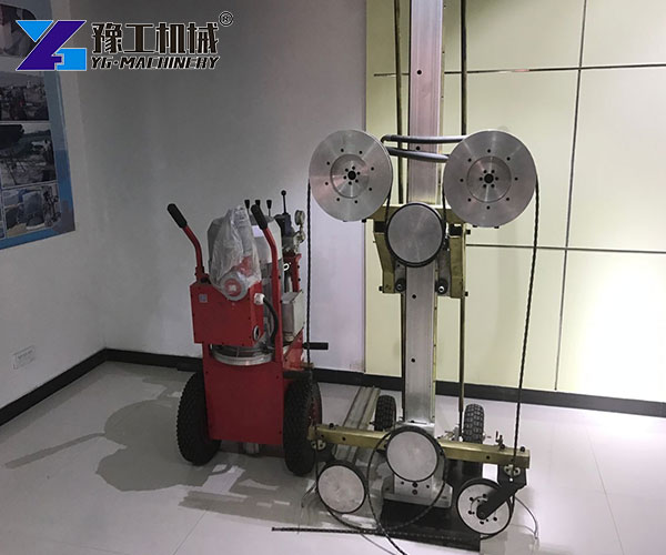 stone cutting hydraulic rope saw