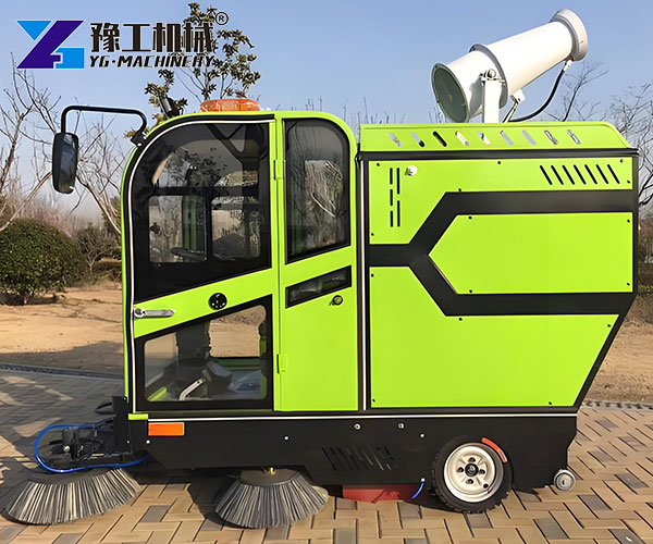 City Sidewalk Cleaning Electric Machine