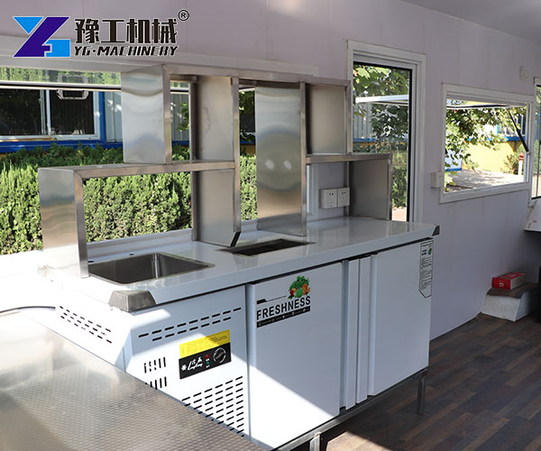 Ice Cream Trailer Kitchen