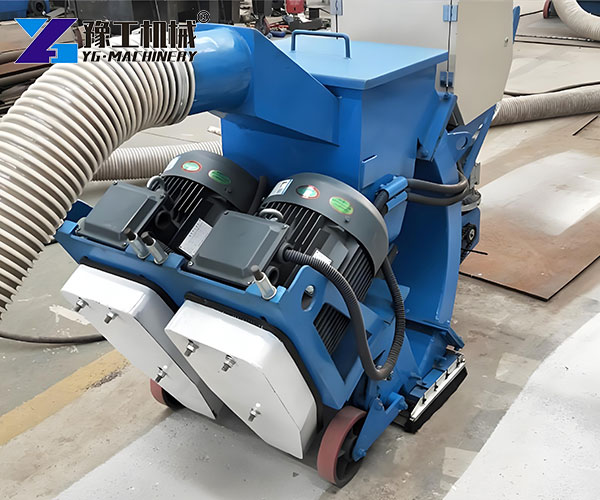 concrete floor blasting device