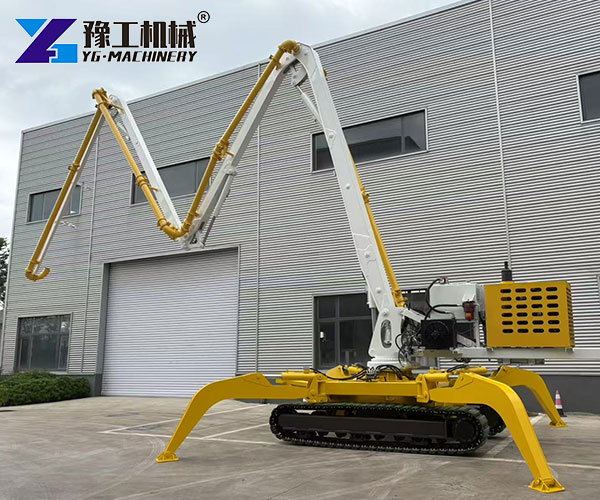 crawler concrete placing boom 360