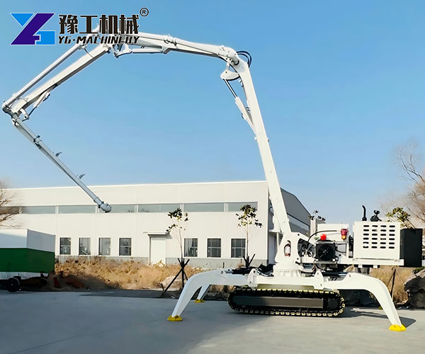 crawler concrete placing boom boom