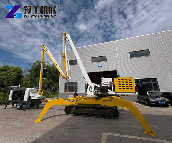 crawler concrete placing boom pump
