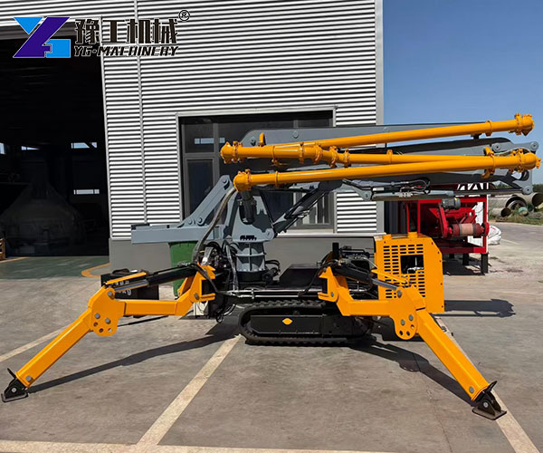 crawler concrete placing boom system