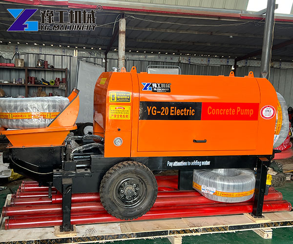 factory concrete delivery machine
