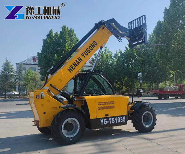 forklift telescopic lifting cargo