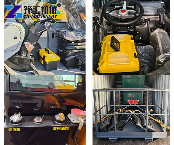 forklift telescopic yard work