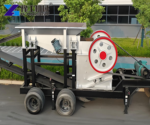 hydraulic mobile crusher machine