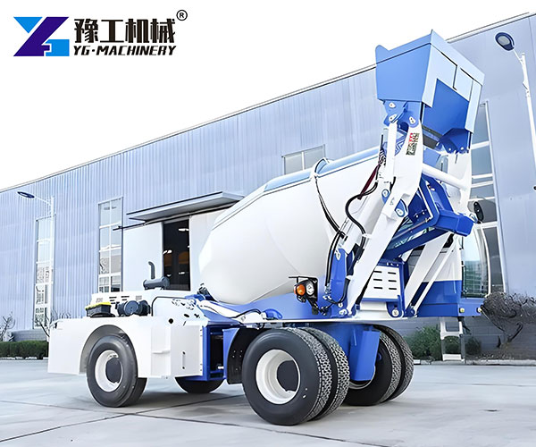 loader type concrete mixing machine