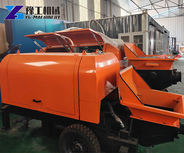 mechanical concrete pumping device