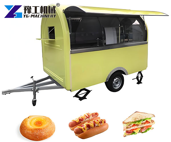 roadside hot dog setup