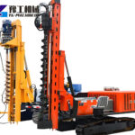 tracked mounting pile system