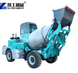Self-Loading Concrete Mixer wheel concrete mixer