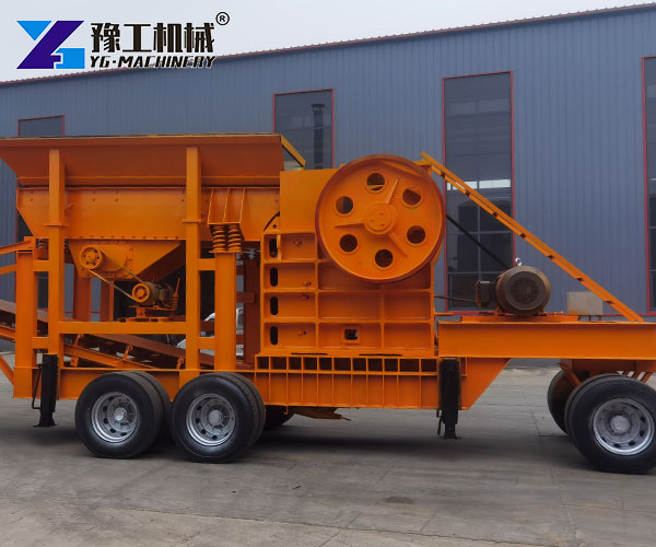 wheel type rock crusher
