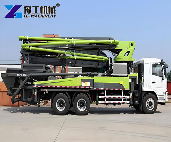 wheeled concrete pump