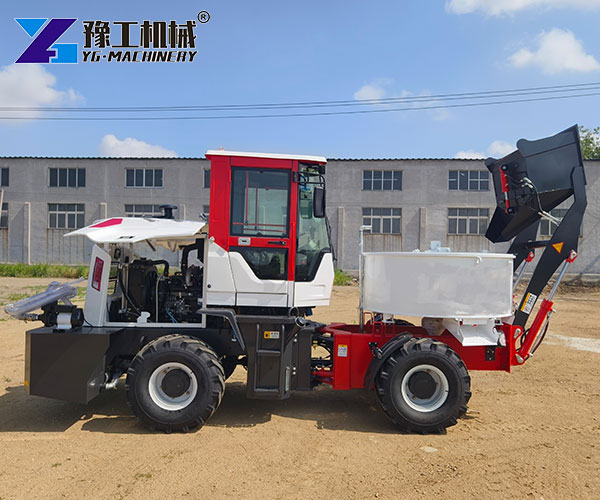 automatic concrete mixer
