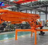 Placing Boom Concrete Pump Case in Saudi Arabia concrete delivery system