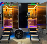 Mobile Portable Toilet Solution for Outdoor Projects event restroom trailer