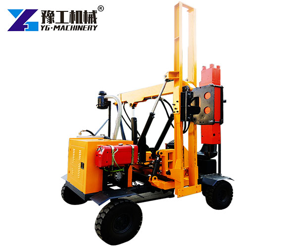 fence pile driver machine