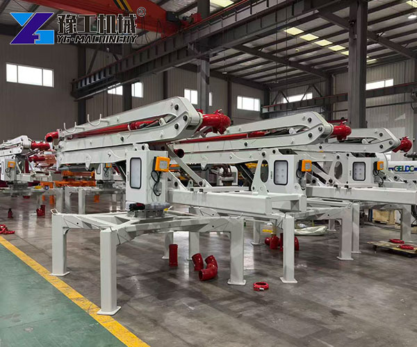 hydraulic boom setup