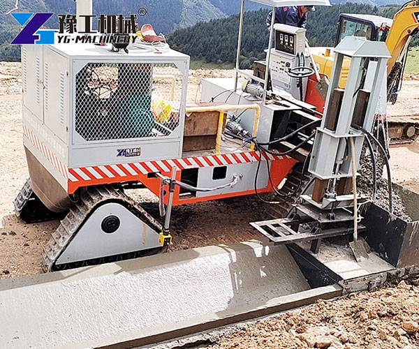 kerb construction machine