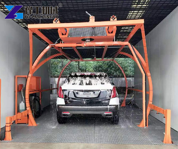 modern car wash machine frame