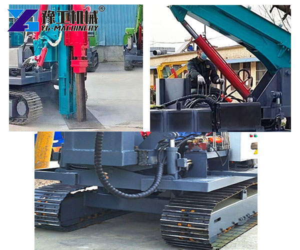 photovoltaic piling machine