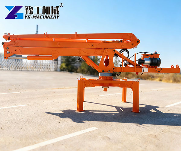 placing boom operation