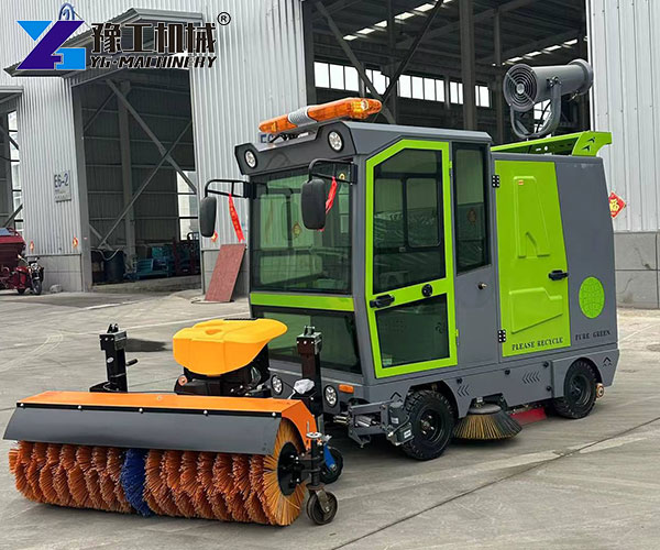 road cleaning work