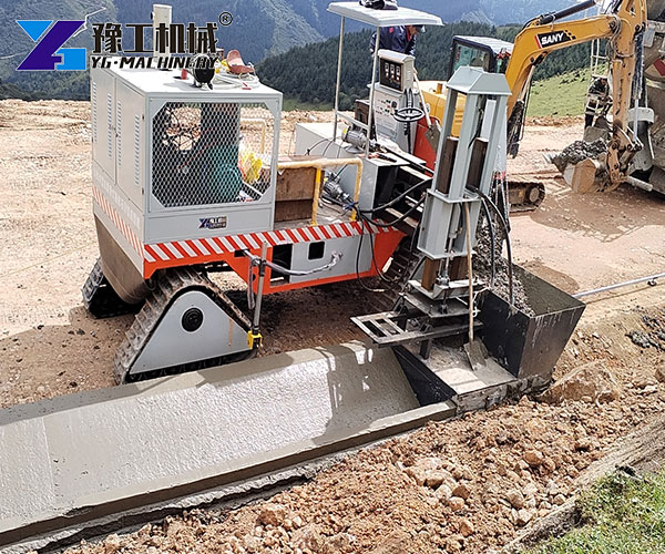 road curb slipform machine