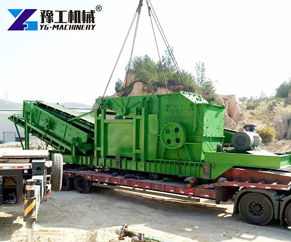 tracked mobile crusher unit