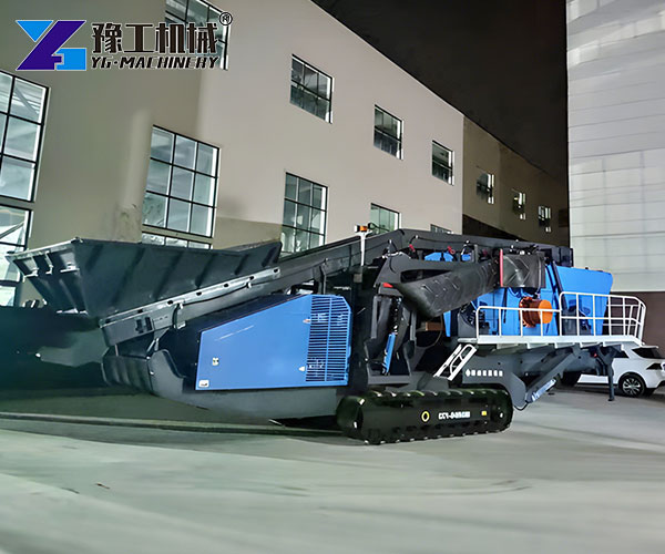 wheel mounted mobile crusher