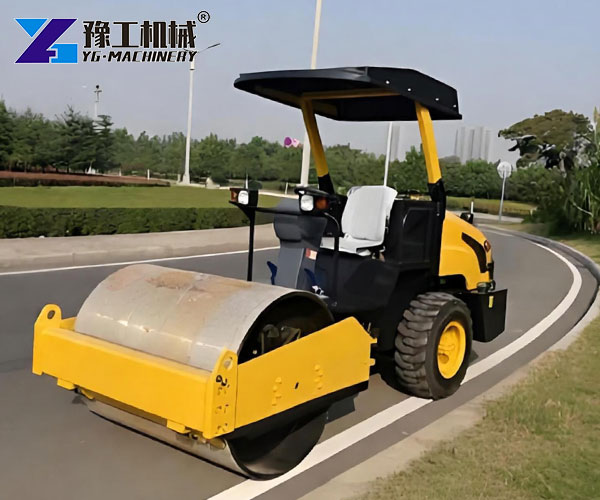 big road roller machine
