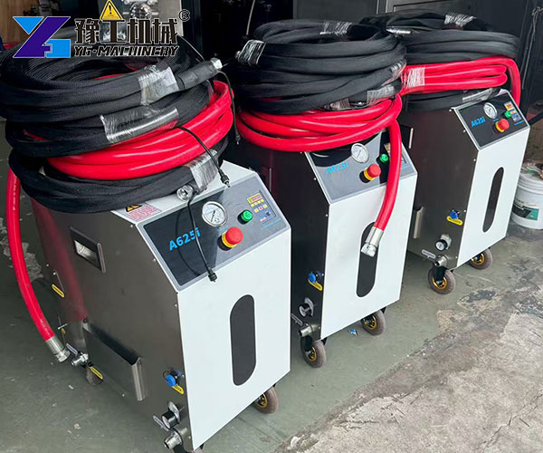 ice blast cleaning machine control