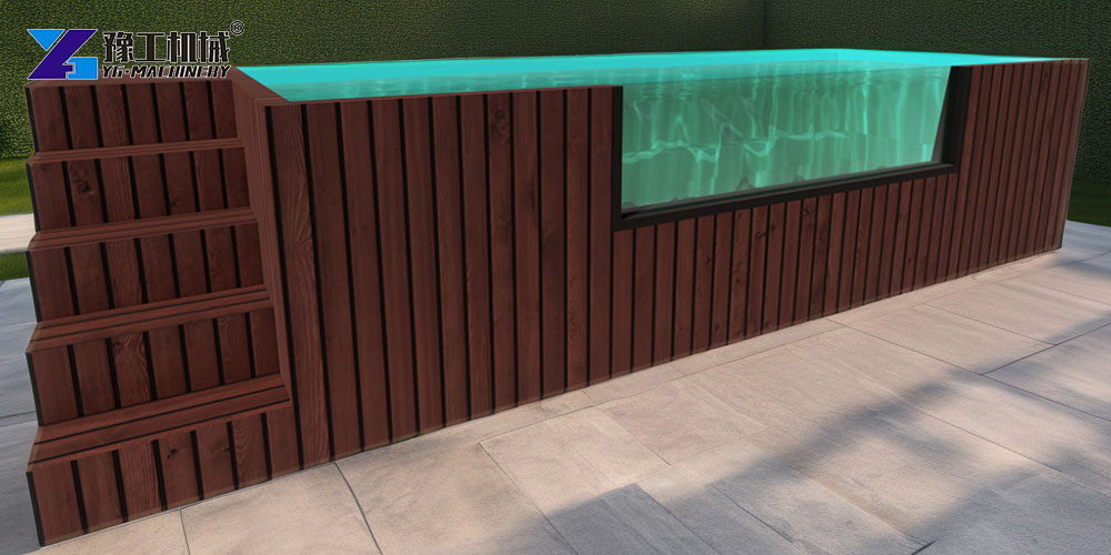 prefab container pool factory