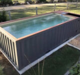 20ft Container Swimming Pool prefab container pool insulation