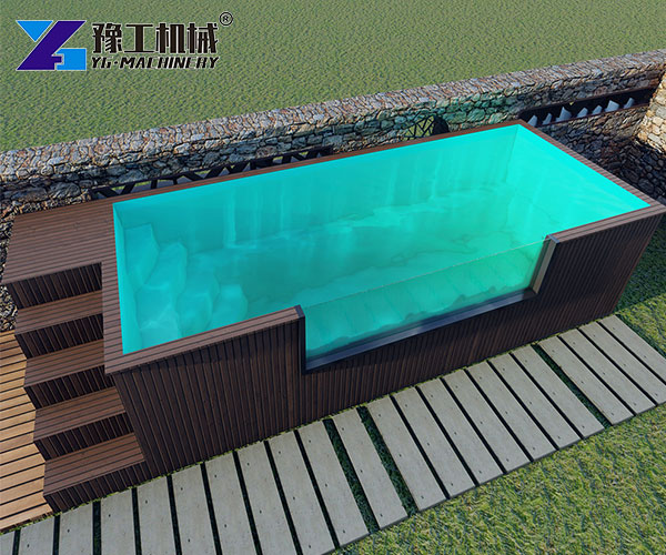 shipping crate pool custom size