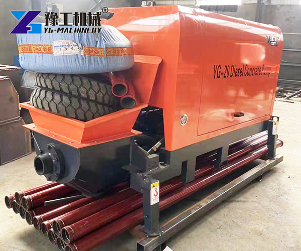 Concrete pump packaging
