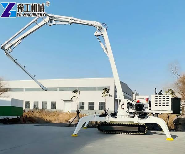 Hydraulic crawler-mounted concrete pump for sale
