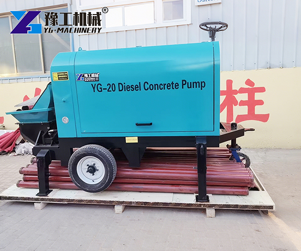 YG-20 diesel concrete pump for sale