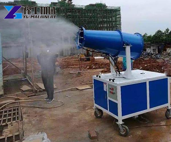 Fog Cannon on construction site
