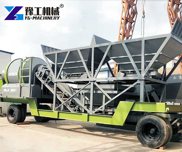 mini mobile concrete batching plant for sale