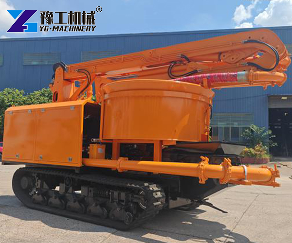track mounted concrete pump for sale