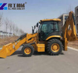 Backhoe Loader Case Study: Peru Road Project Success Mini Tractor Loader Backhoe