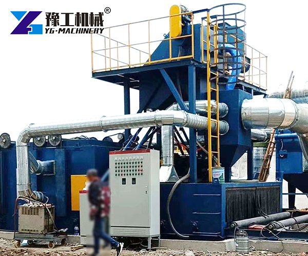 Pass-Through Type Steel Plate Shot Blasting Machine For Sale